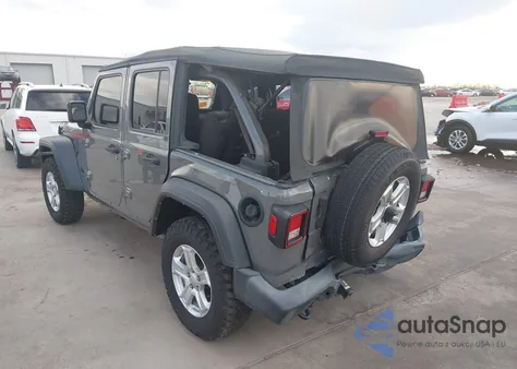 2021 Jeep Wrangler Unlimited Sport S 4X4 from USA, damaged, VIN 1C4HJXDN9MW832583